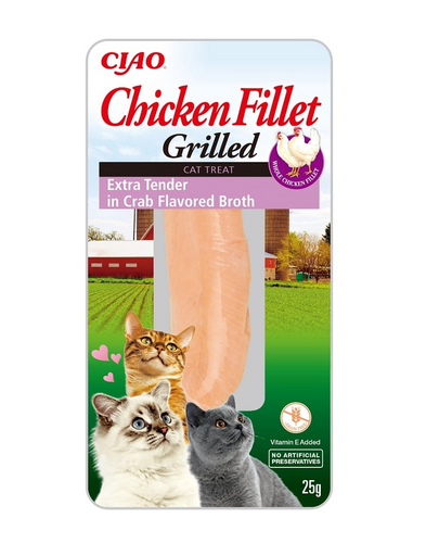 INABA CIAO Extra Tender chicken fillet grilled Zsenge csirkefilé ráklevesben 25 g