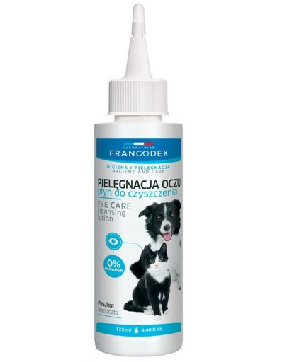 FRANCODEX Szemtisztító folyadék  kutyáknak és macskáknak 125 ml