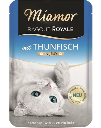 MIAMOR Ragout Royale in Jelly Tuna tonhal zselés tasak macskáknak 100 g