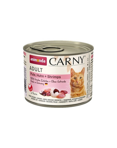 ANIMONDA Carny Adult pulyka, csirke és garnélarák 200 g