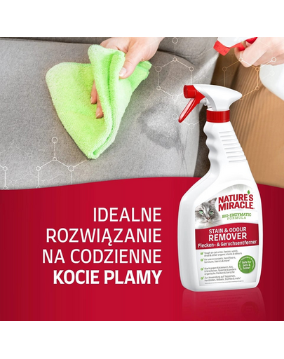NATURE'S MIRACLE Stain&Odour Remover Cat dinnye 946 ml
