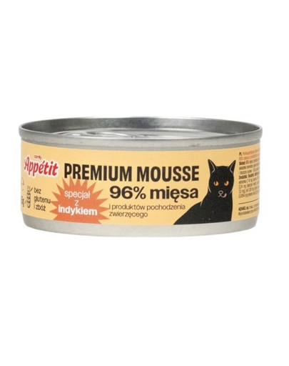 COMFY APPETIT PREMIUM Mousse pulykával macskáknak 85 g