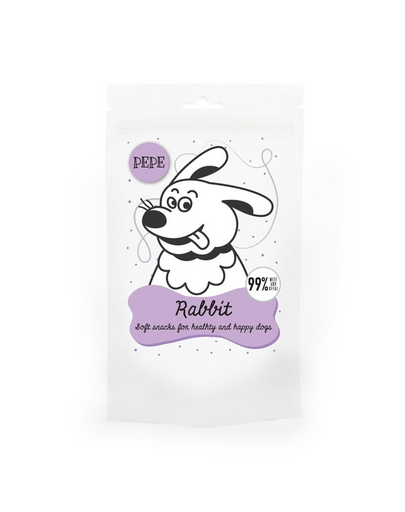 PAKA ZWIERZAKA PEPE Mini Chunkies Rabbit 80 g nyúl finomságok