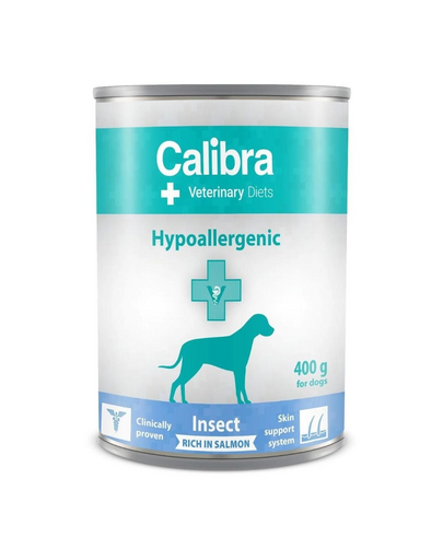 CALIBRA Veterinary Diet Dog Hypoallergenic Insect & Salmon 400 g