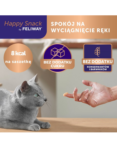 FELIWAY Happy Snack 6x15 g krémes snack macskáknak