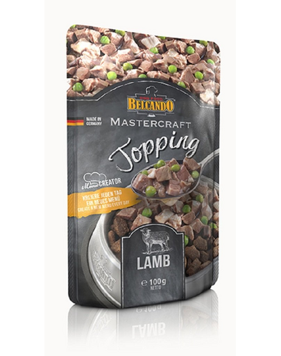 BELCANDO Mastercraft Topping Bárányhús borsóval 24x100 g