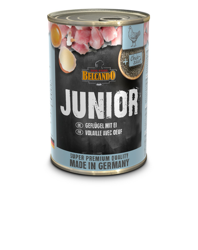 BELCANDO Junior baromfi és tojás 6 x 400 g