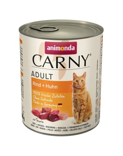 ANIMONDA Carny Konzerv macska marhahús- csirke 800 g