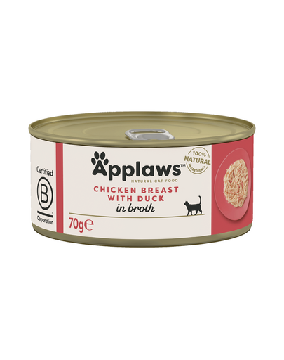 APPLAWS Cat Konzerv macskáknak csirke és kacsa 70 g