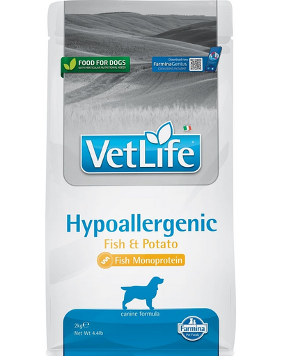 FARMINA Vet life hipo fish - potato dog 2 kg