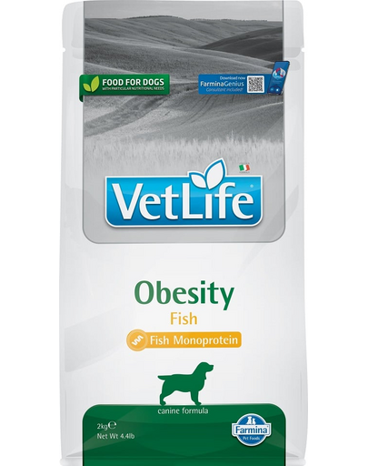 FARMINA VetLife Obesity Fish felnőtt kutyatáp 2 kg