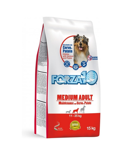 FORZA10 Medium Maintenance Szarvas és burgonya 15 kg