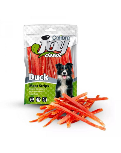 CALIBRA Dog Joy Classic Duck Strips 80 g