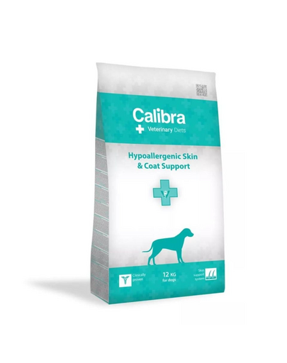 CALIBRA Veterinary Diet Dog Hypoallergenic Skin&Coat Support 12 kg