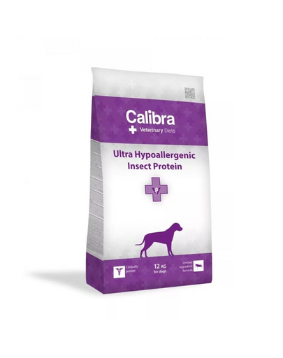 CALIBRA Veterinary Diet Dog Ultra-Hypoallergenic Insect 12 kg