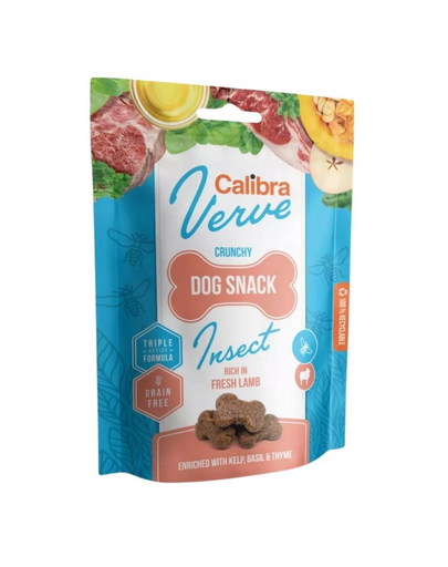 CALIBRA Dog Verve Crunchy Snack Insect&Fresh Lamb 150 g
