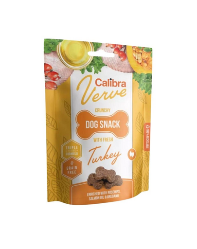 CALIBRA Dog Verve Crunchy Snack Fresh Turkey 150 g