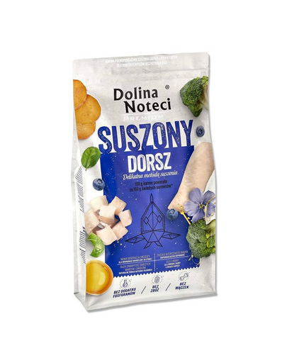 DOLINA NOTECI Premium Szárított tőkehal kutyaeledel 9 kg