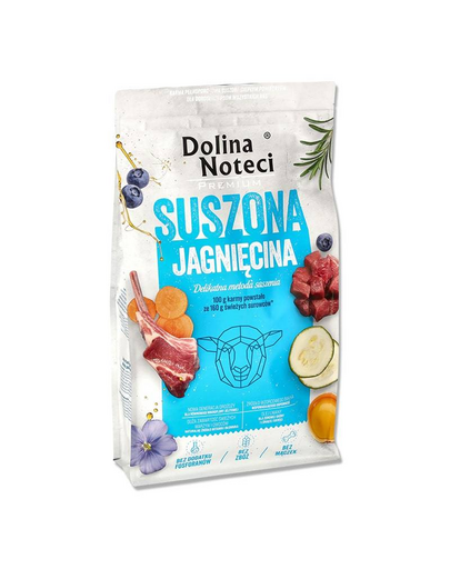 DOLINA NOTECI Premium Szárított bárányhús kutyáknak 9 kg