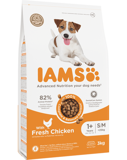 IAMS ProActive Health Adult Small & Medium Breed Csirke 3 kg