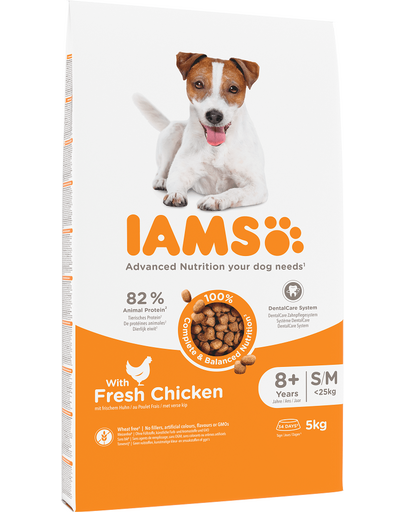 IAMS For Vitality Senior Small & Medium Breed Chicken 5 kg