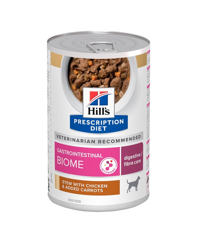 HILL'S Prescription Diet Canine Gastrointestinal Biome Digestive Care Stew csirkével és sárgarépával 354 g