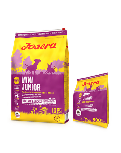 JOSERA Mini Junior 10kg kistestű kölyökkutyáknak + 900g INGYENES