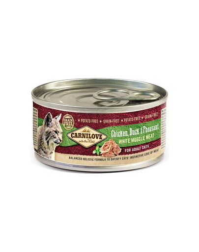 CARNILOVE Cat Csirke, kacsa, fácán 100 g