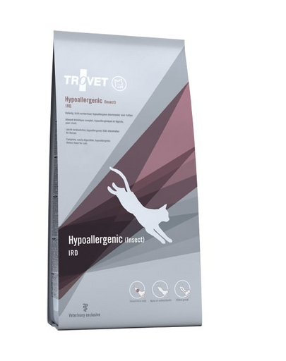 TROVET Hypoallergenic Insect IRD 3 kg-os macska esetében