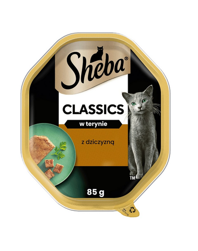SHEBA Classics terrine-ben szarvashússal 22x85 g