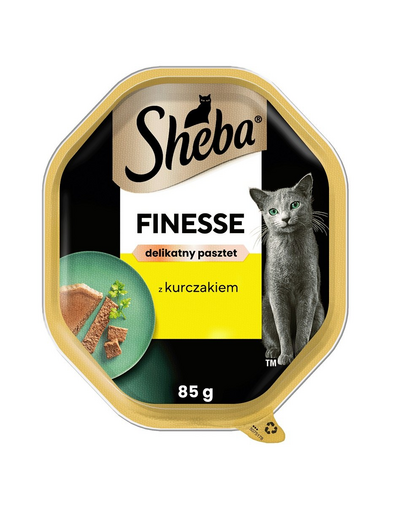SHEBA Finesse 22x85 g csirkepástétomban