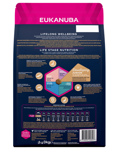EUKANUBA Developing Junior Large Breed Chicken 3kg
