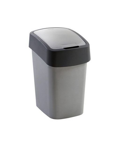 CURVER PACIFIC FLIP BIN" BILLENŐ FEDELES SZEMETES 25L Ezüst/szürke
