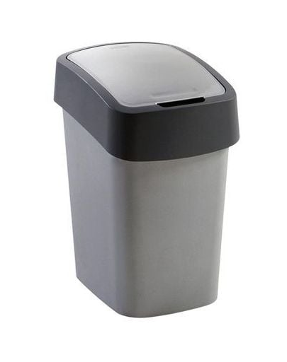CURVER "FLIP BIN" szemeteskosár 9L Ezüst/grafit