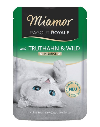 MIAMOR RAGOUT ROYALE Pulyka és szarvashús mártásban 100 g