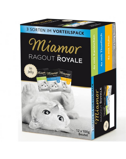 MIAMOR Ragout Royale Multibox 12 x 100 g hal- és húsízek zselében
