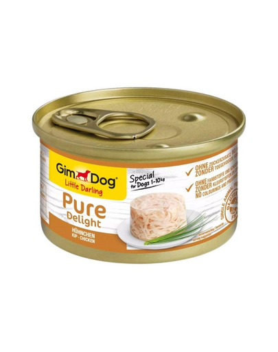 GIMDOG Pure Delight Chicken 85 g csirke felnőtt, kistestű kutyáknak