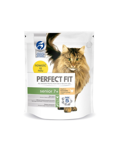PERFECT FIT Mature 7+ csérkébe gazdag eledel 5 x 750g