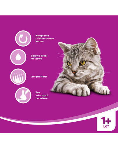 WHISKAS alutasakos eledel lazaccal mártásban 100 g