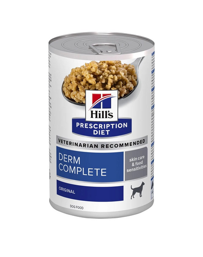 HILL'S Prescription Diet Canine Derm Complete kutyaeledel 370 g