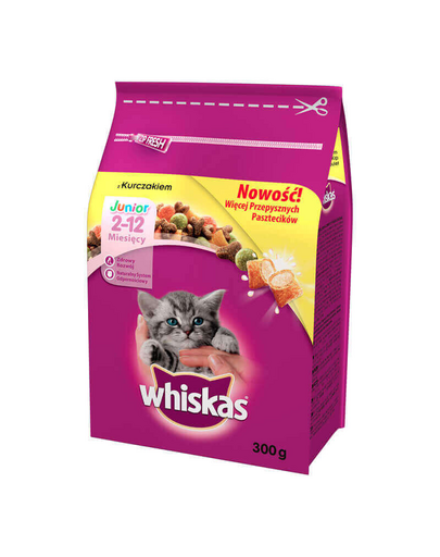 WHISKAS Junior csirke 300 g
