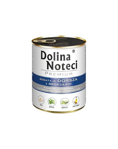 DOLINA NOTECI Prémium eledel tőkehal brokkolival 800g