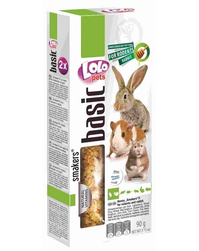 LOLO PETS Smakers hörcsögöknek - mézes