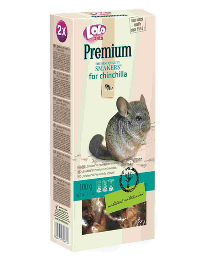 LOLO PETS Smakers prémium csincsilláknak