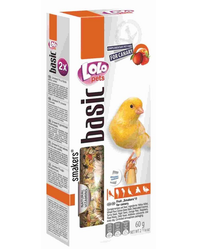LOLO PETS Smakers kanárinak - gyümölcsös