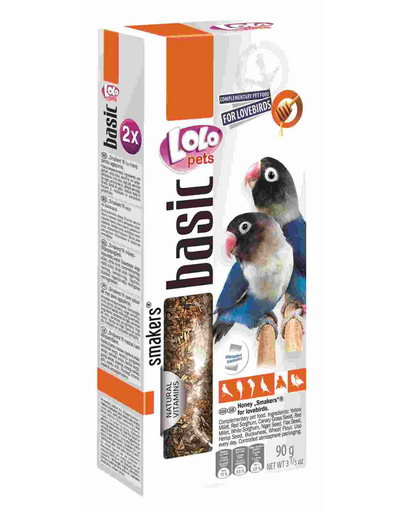 LOLO PETS Smakers törpepapagájoknak -mézes