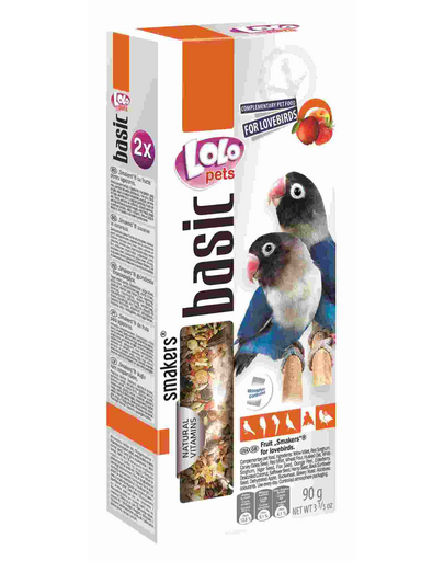 LOLO PETS Smakers törpepapagájoknak -gyümölcsös