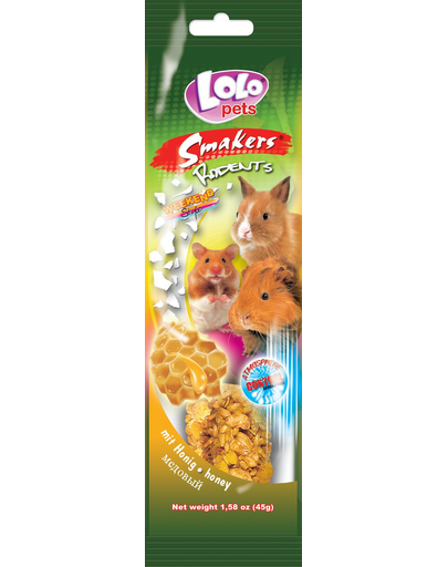 LOLO PETS Smakers rágcsálóknak mézes "Weekend Style"