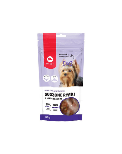 MACED Szárított hal csirkével 60 g