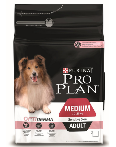 PURINA PRO PLAN MEDIUM ADULT Sensitive Skin 3kg